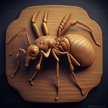 3D модель Pheidole fracticeps (STL)